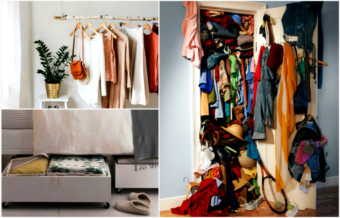 12 нетривиальных идей, которые помогут разгрузить гардероб, ничего не выбрасывая - Архитектура и интерьер
