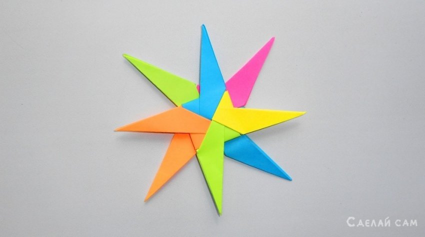 Как сделать звезду из бумаги - «Оригами - Из бумаги»