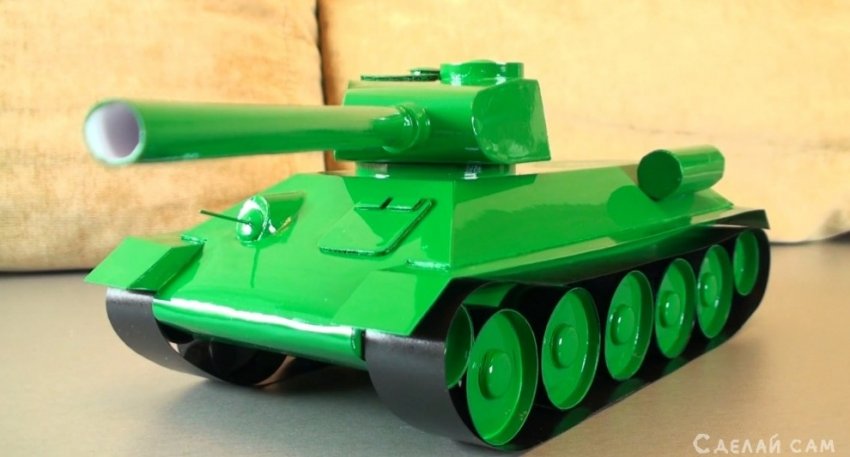 Бумажная модель Т-34-85 своими руками - «Оригами - Из бумаги»