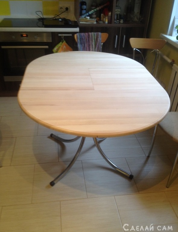 Раздвижной стол из дерева своими руками - «Мебель сделай сам»