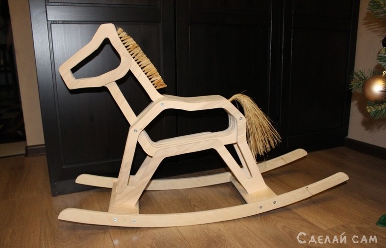 Символ года 2014. Деревянная лошадь своими руками - «Сувениры и подарки»