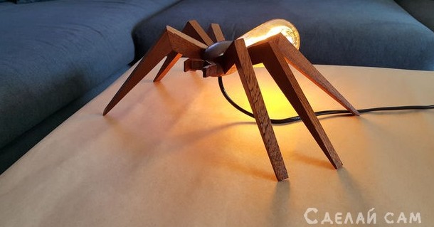 Светильник в виде паука своими руками - «Дом и быт»