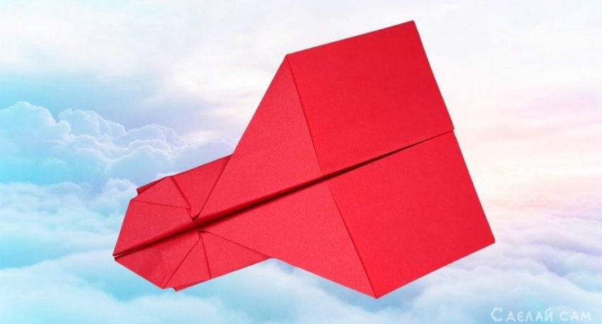 Как сделать самолетик из бумаги - «Оригами - Из бумаги»