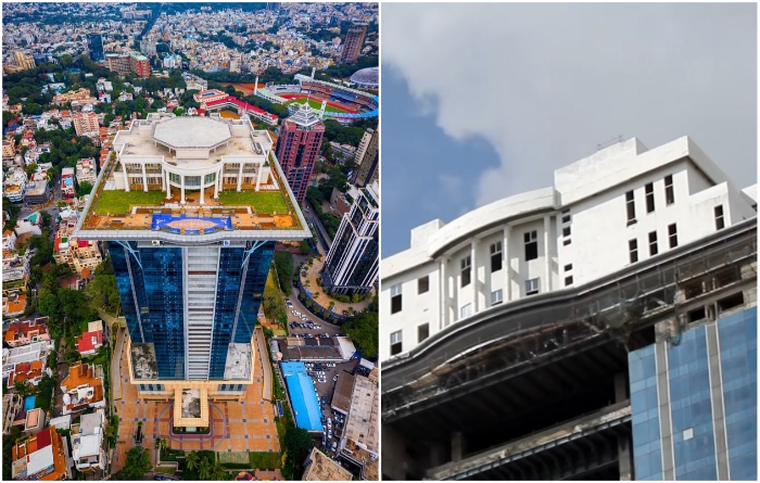 Индийский олигарх пожелал уединения в мегаполисе и построил особняк... на вершине небоскреба - Архитектура и интерьер