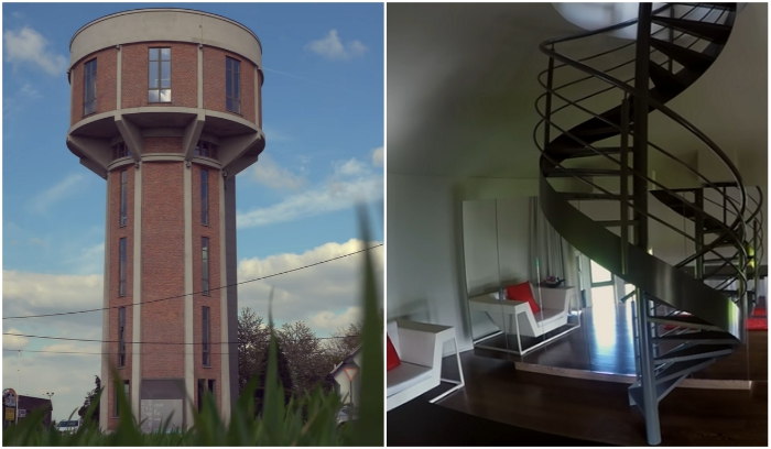 Бельгиец потратил более 2 млн дол., чтобы из водонапорной башни сделать дом-мечты - Архитектура и интерьер