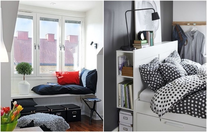 Как оформить спальню мечты в маленькой комнате: 10 идей из разных стран - Архитектура и интерьер