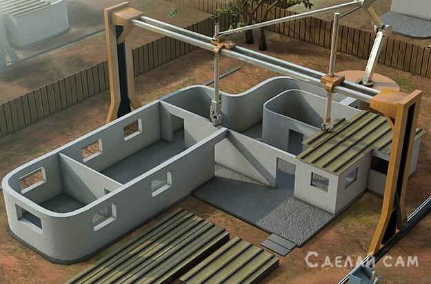Гигант 3D-принтер может построить дом в течение 24 часов - «Стройка и ремонт»