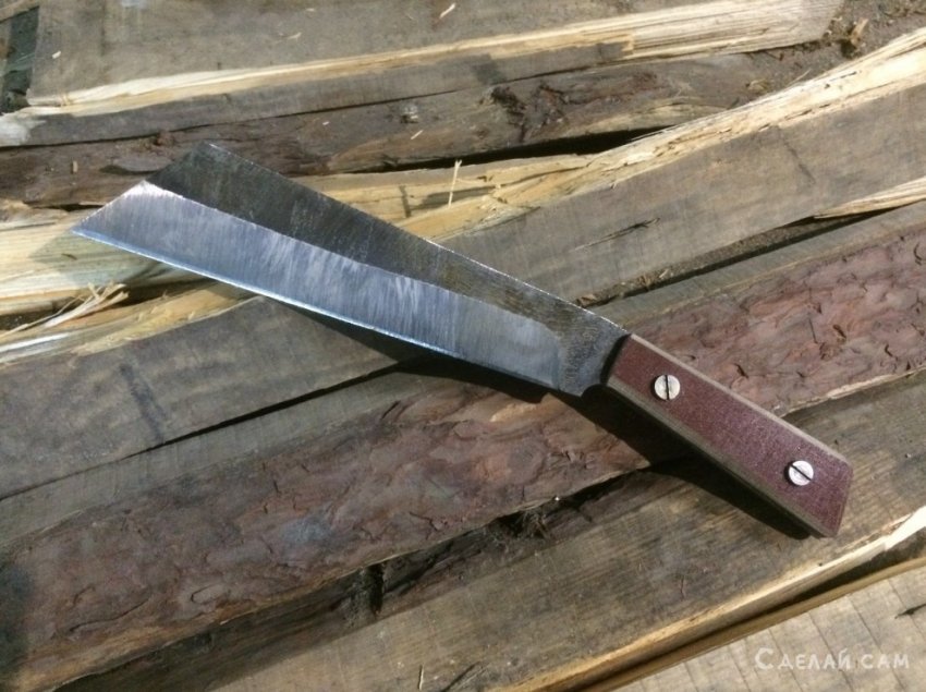 Тяжелый нож для колки дров своими руками - «Советы»