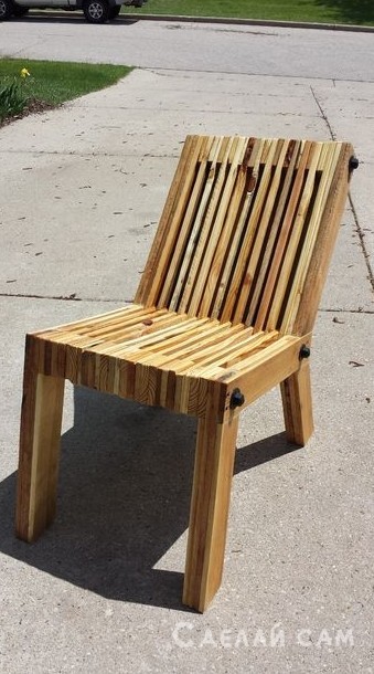 Деревянный стул из поддонов - «Мебель сделай сам»