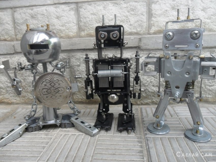 Антропоморфные роботы из хлама - «Моделист»