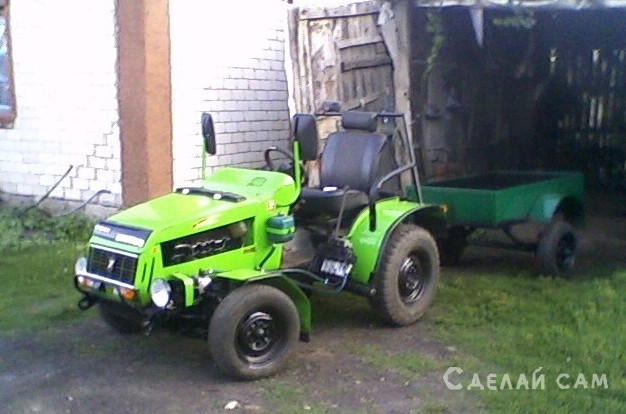 MINI Трактор с движком и задним редуктором от «Муравья» - «Авто-Вело-Мото»