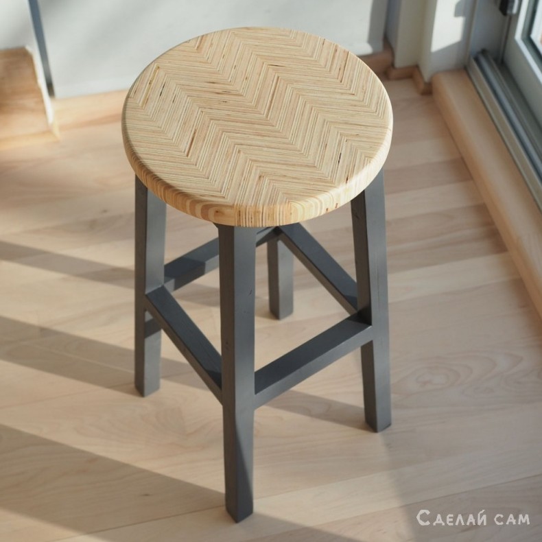 Деревянный стул для бара своими руками - «Сделай сам из дерева»