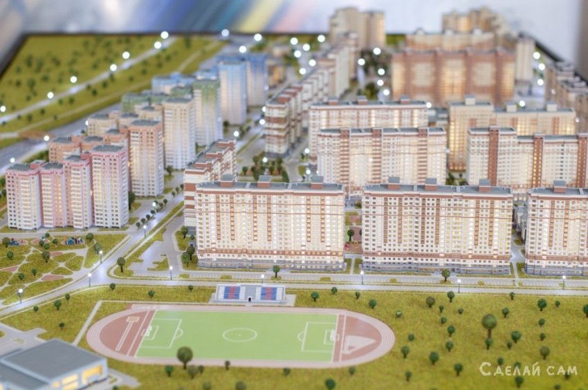 Создание макета жилого комплекса - «Моделист»