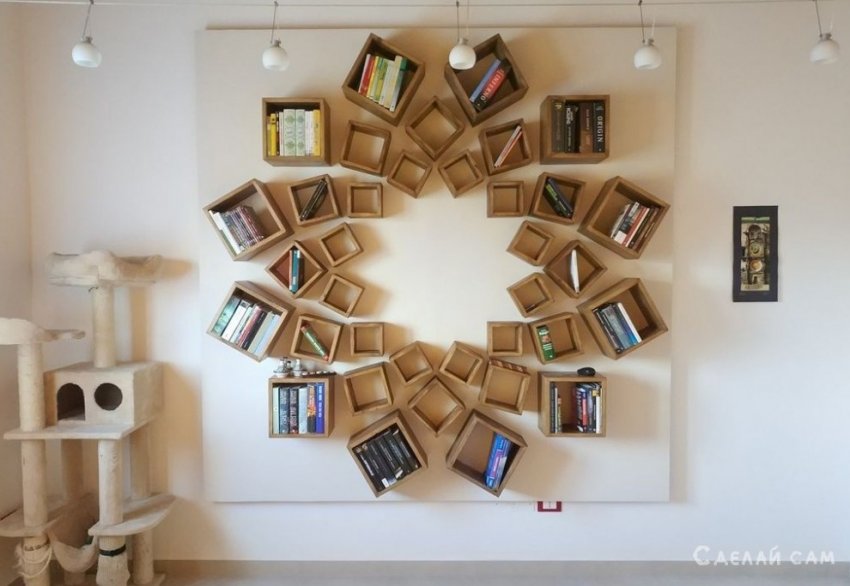 Книжные полки на стену своими руками - «Мебель сделай сам»