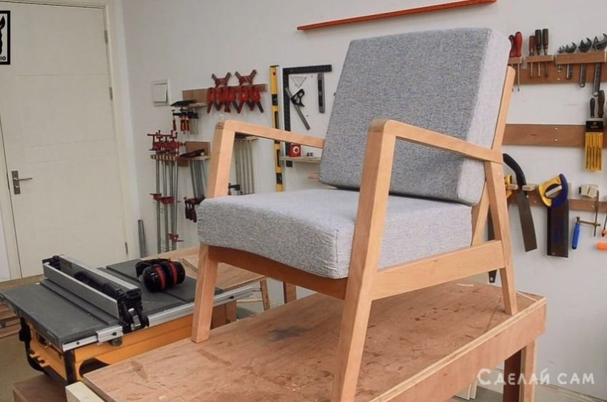 Кресло-диван в стиле модерн своими руками - «Мебель сделай сам»