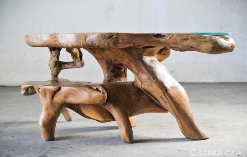15 идей мебели из дерева и коряг своими руками - «Мебель сделай сам»
