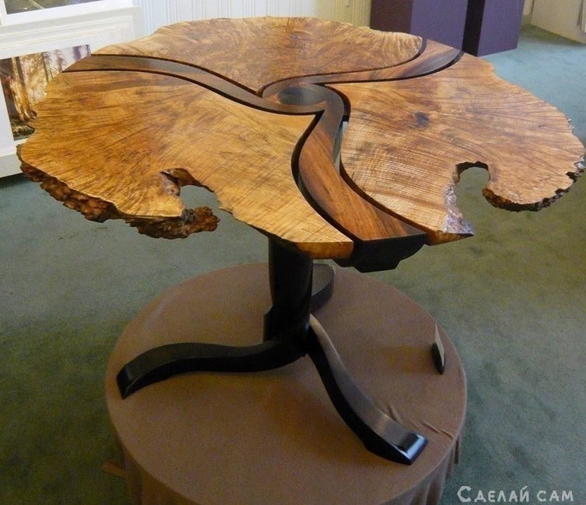 8 невероятных идей столов из дерева своими руками - «Мебель сделай сам»