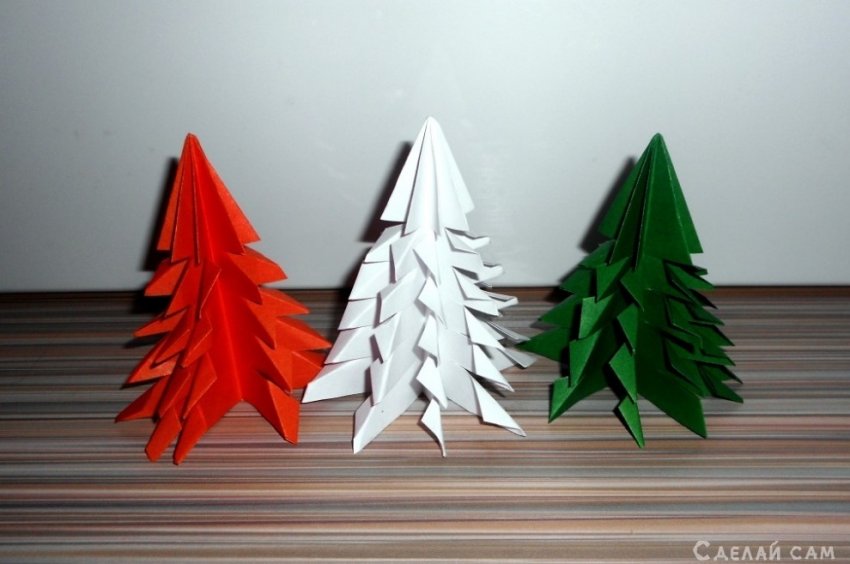 Елка из бумаги своими руками. Оригами/origami - «Оригами - Из бумаги»