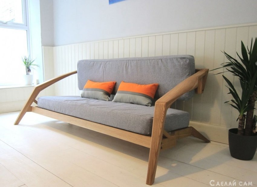 Идеальный диван с необычной геометрией - «Мебель сделай сам»
