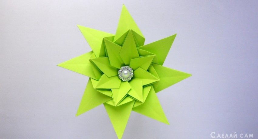 Как сделать цветок из бумаги. Оригами - «Оригами - Из бумаги»