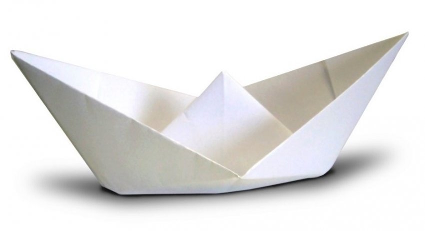 Кораблик из бумаги из детства - «Оригами - Из бумаги»