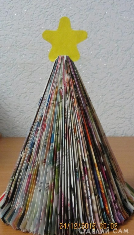 Новогодняя елка за 20 минут - «Оригами - Из бумаги»