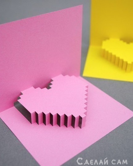 Объемное сердечко из бумаги своими руками - «Оригами - Из бумаги»