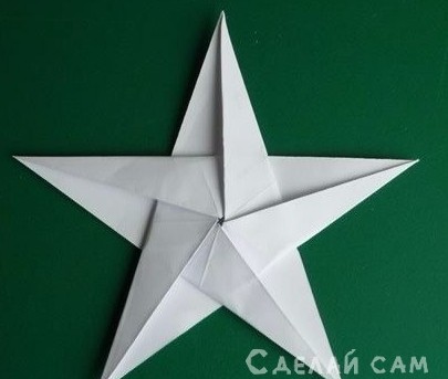 Пятиконечная звезда из бумаги своими руками - «Оригами - Из бумаги»