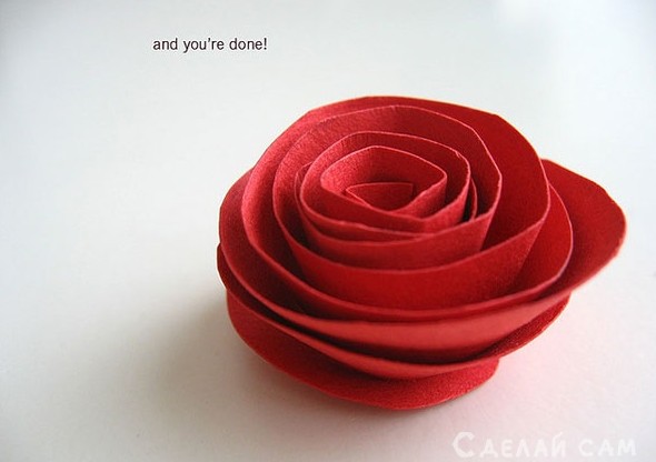 Розы из бумаги своими руками + схема - «Оригами - Из бумаги»