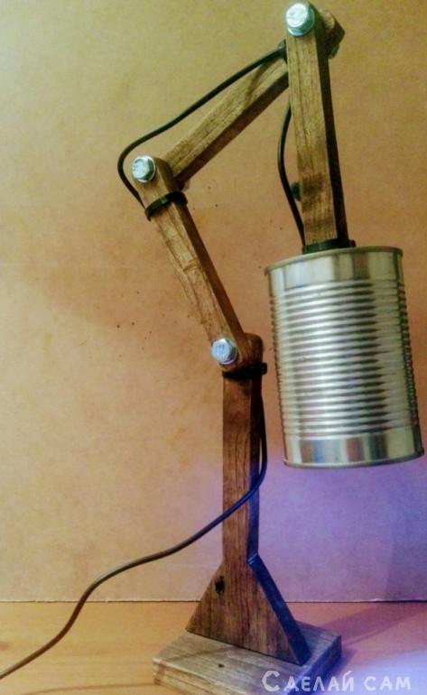 Самодельная лампа с регулировками для гаража - «Дом и быт»