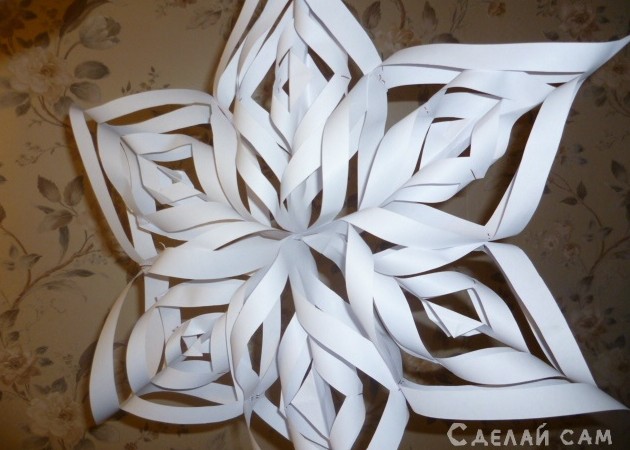 Снежинка - «Оригами - Из бумаги»