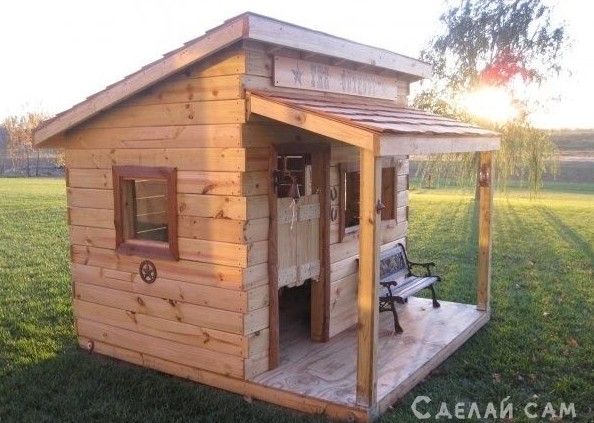 Деревянный домик для детей - «Сделай сам из дерева»