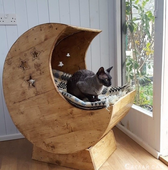 Домик для кота из деревянных паллет своими руками - «Сделай сам из дерева»