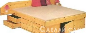 Кровать-комод - «Мебель сделай сам»