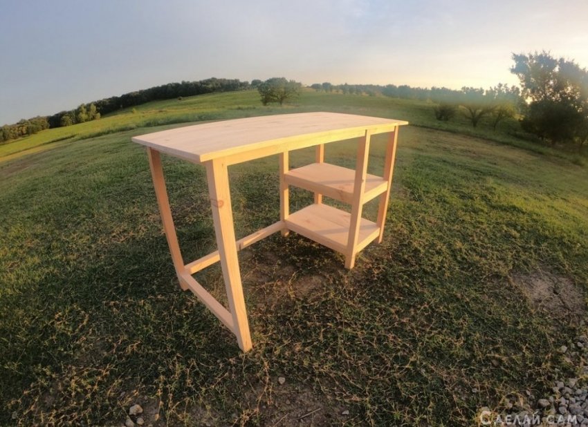 Рабочий стол из дерева своими руками - «Мебель сделай сам»