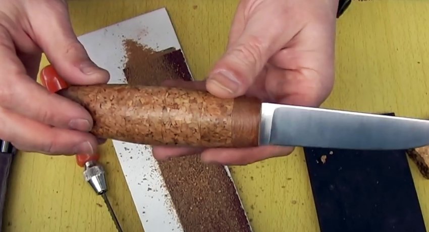 Как сделать рукоять ножа из пробок - «Сделай сам»