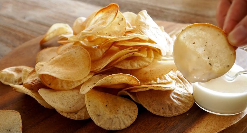Вкуснейшие картофельные чипсы БЕЗ масла и жарки - «Сделай сам»