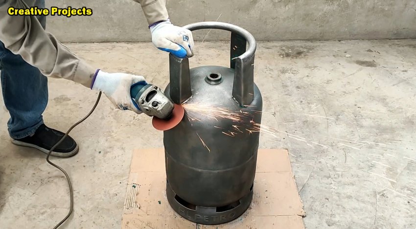 Как сделать дровяную печь 2 в 1 из газового баллона с параллельным подогревом воды - «Сделай сам»