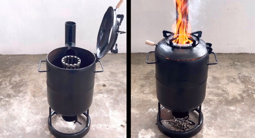 Как сделать турбо печь с регулировкой пламени и с разовой загрузкой - «Сделай сам»