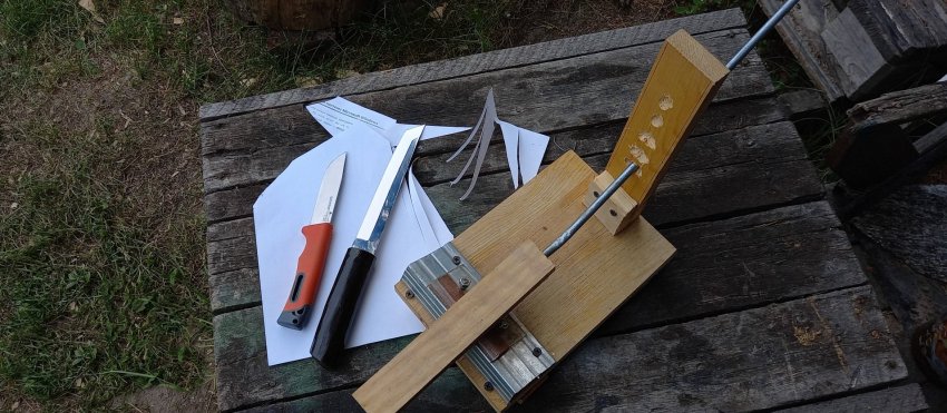 Как собрать точилку для ножей только из подручных материалов - «Сделай сам»