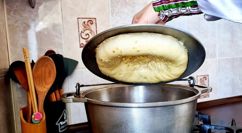 Невероятный рецепт приготовления узбекской лепешки на плите без тандыра и духовки - «Сделай сам»