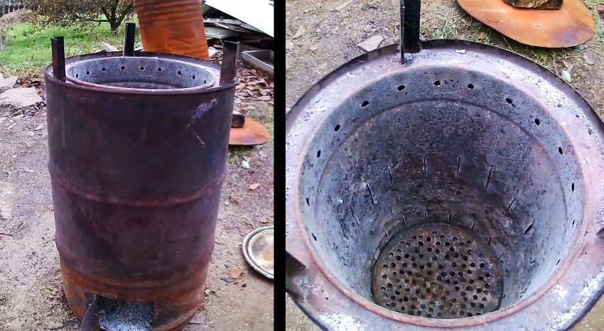 Как сделать бездымную печь для сжигания садового мусора - «Сделай сам»