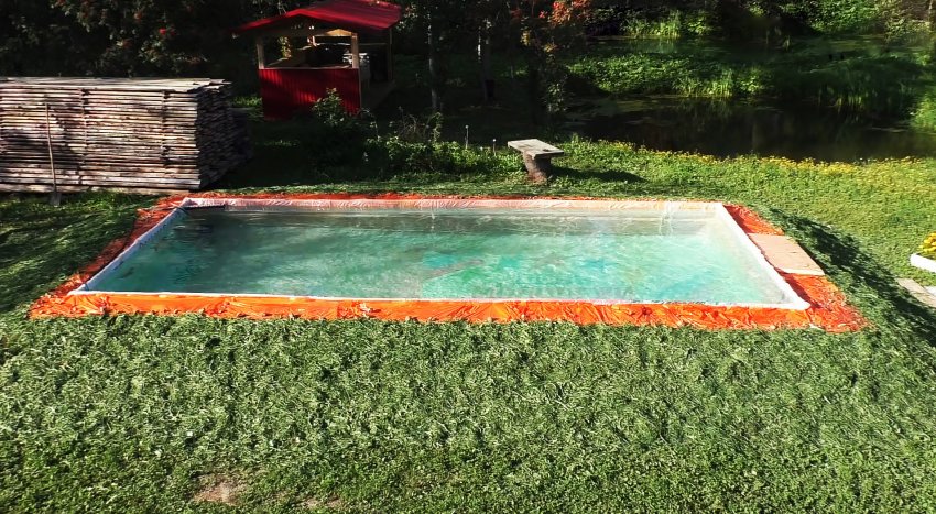 Как сделать огромный бассейн почти даром - «Сделай сам»