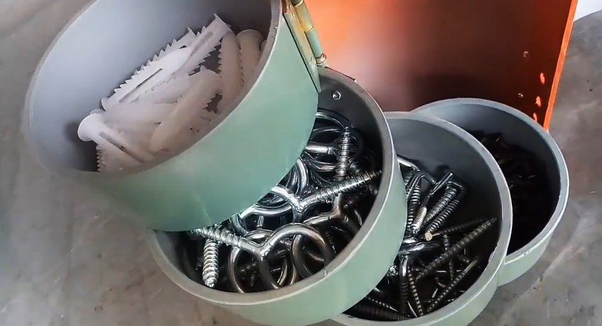 Как сделать органайзер для хранения крепежа из ПВХ труб - «Сделай сам»