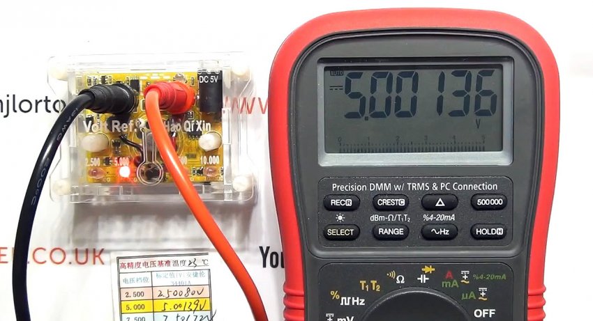 Как проверить точность мультиметра и зачем электронику дома источник опорного напряжения AD584 - «Сделай сам»