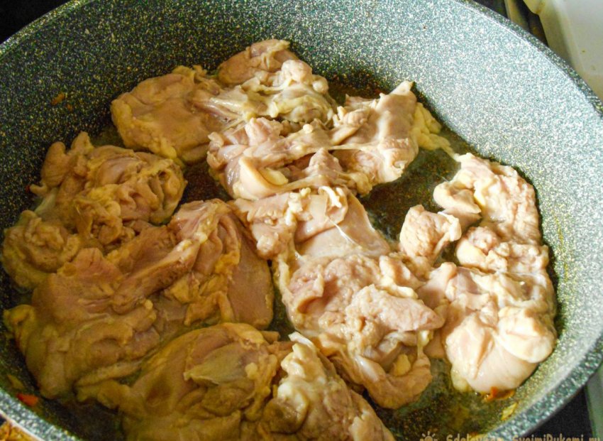 Лепестки из курицы к новогоднему столу - «Сделай сам»