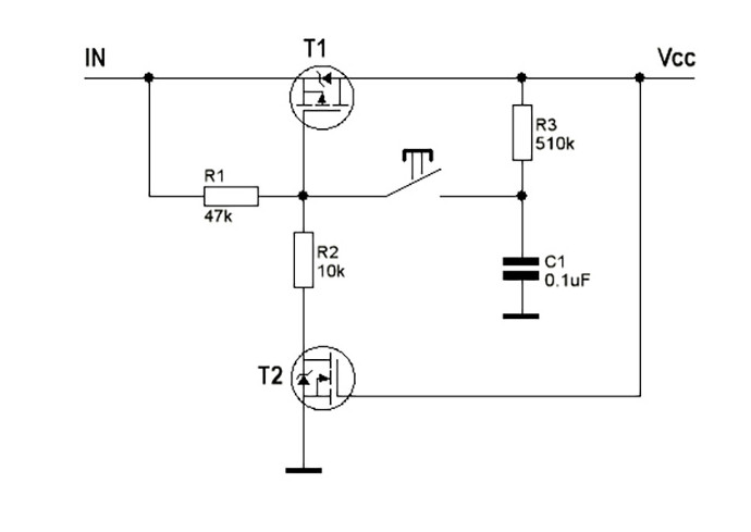 Управляем нагрузкой одной кнопкой. Как сделать мощный фиксируемый ключ на MOSFET - «Сделай сам»