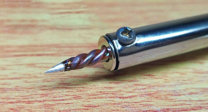 Как быстро сделать жало для паяльника из того что есть под рукой - «Сделай сам»