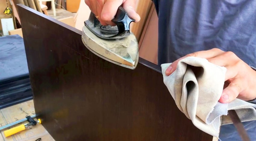 Как защитить кромки ЛДСП от влаги. Клейка кромки утюгом - «Сделай сам»