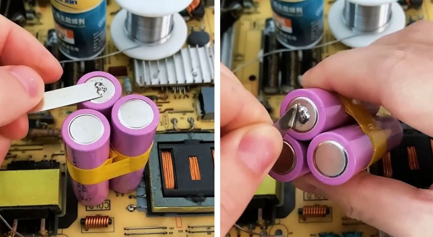 Лайфхаки по пайке литий-ионных аккумуляторов 18650 - «Сделай сам»
